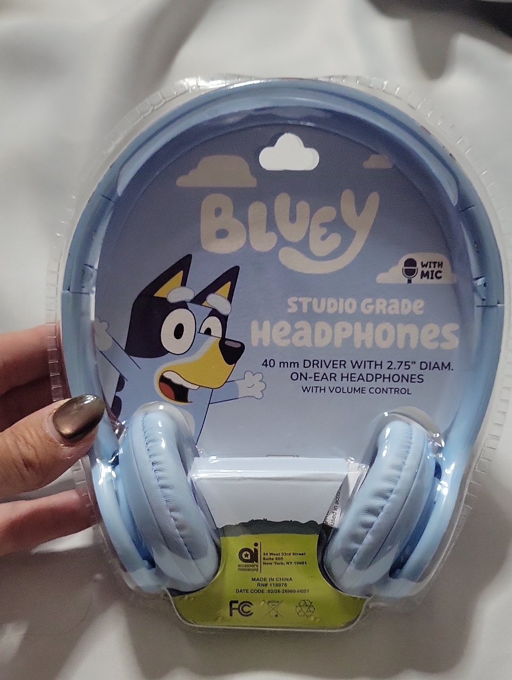 BLUEY Kids Headphones with Mic